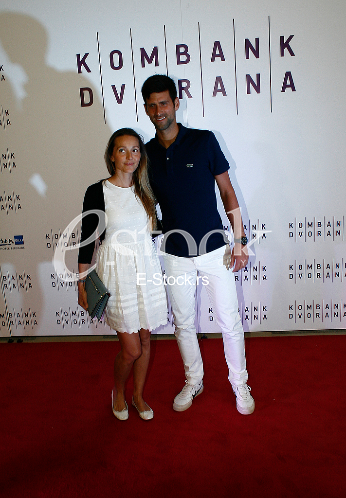 Novak i Jelena Djokovic - Izvan granica realnosti, premijera filma u kombant dvorani