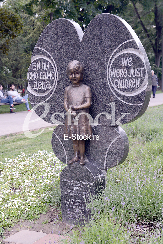  We were just children, monument in Tasmajdan Park