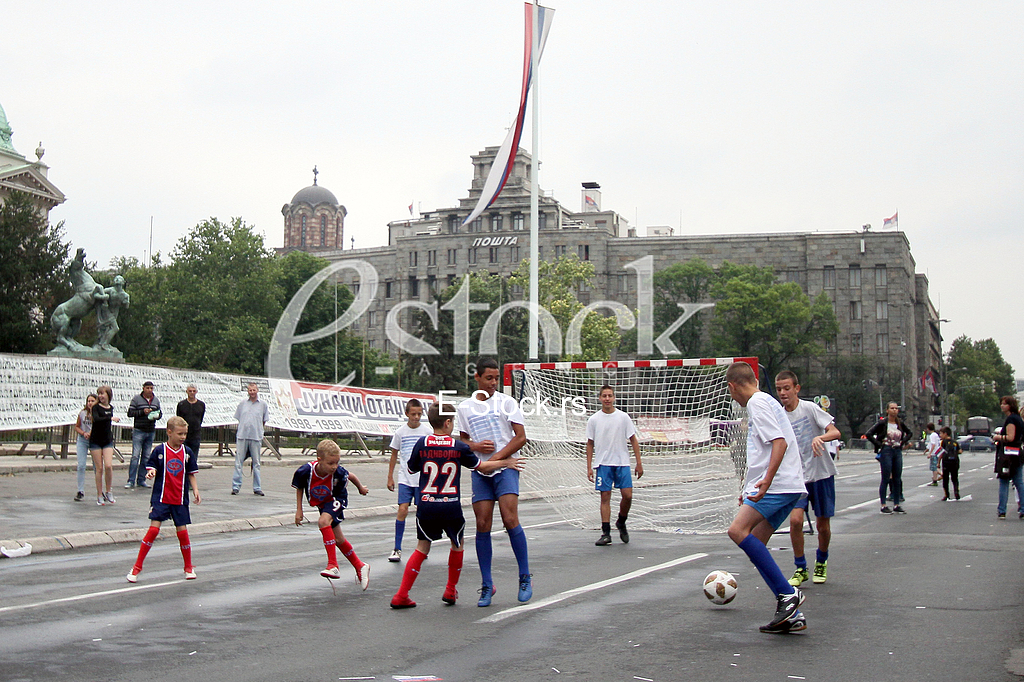 Football tournament of young categories