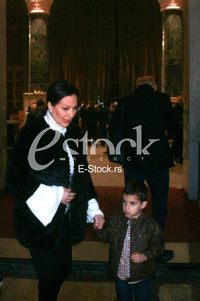 Easter liturgy at St. Sava