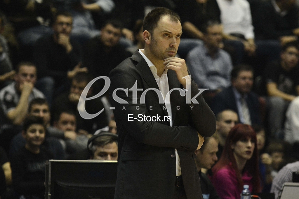 Partizan-Paok, (78:82), basketball game, FIBA league.