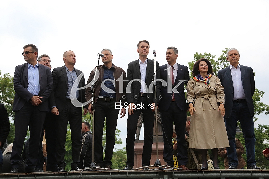 Protest political opposition in Serbia Protest political opposition in Serbia