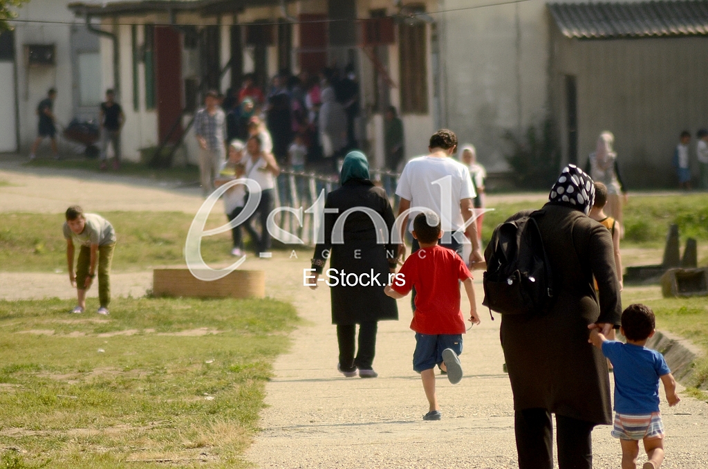The reception center for migrants