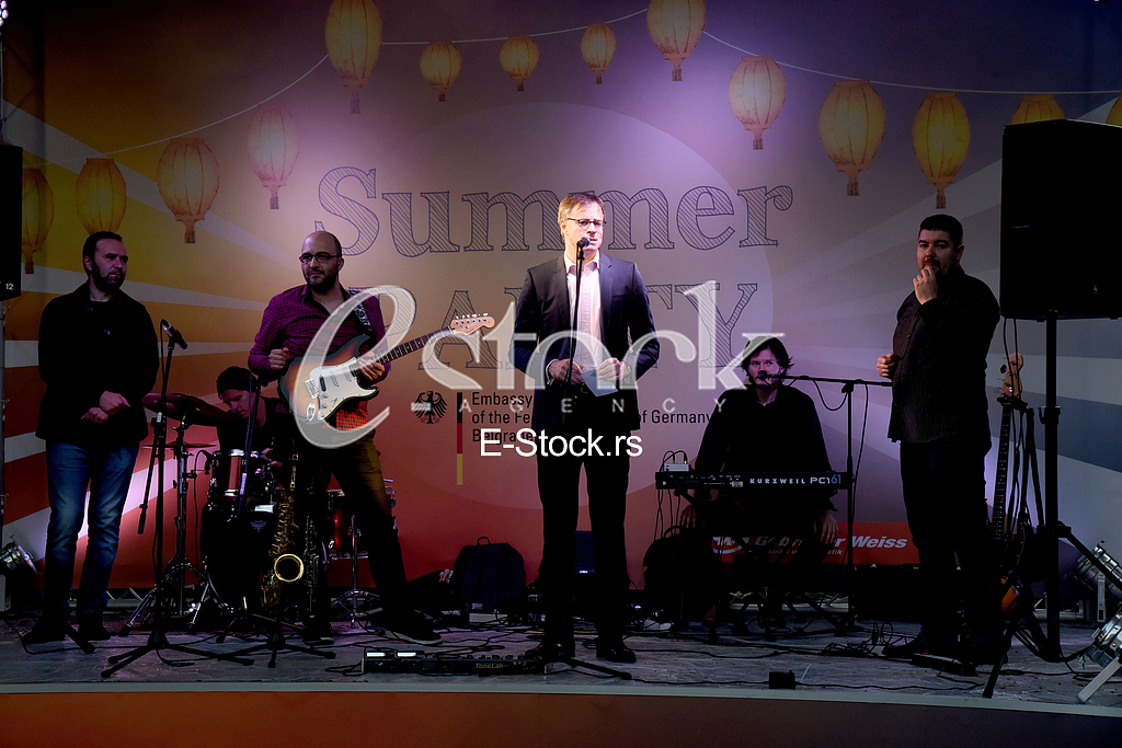 Summer party in the German embassy