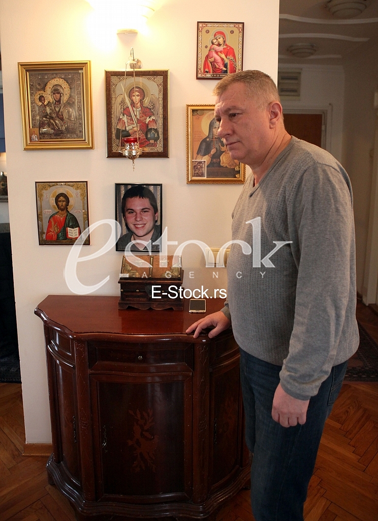 Bojan Jovanovic, otac Luke Jovanovica (21), kog je una Brankovom mostu u Beogradu mini kantrimenom usmrtio Marko Milicev (34),