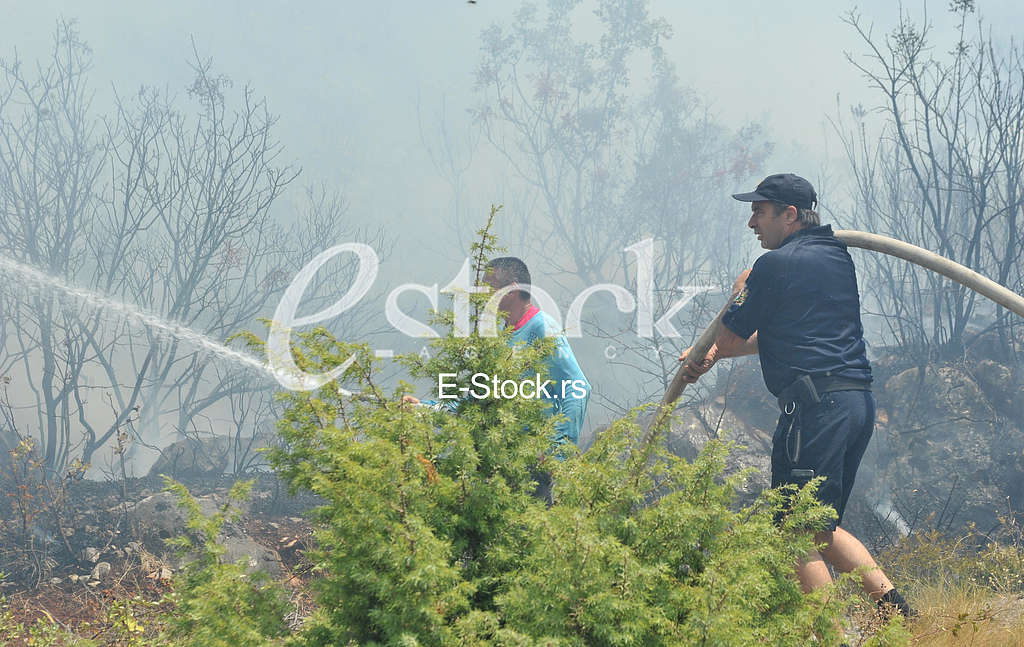 Fire in Montenegro