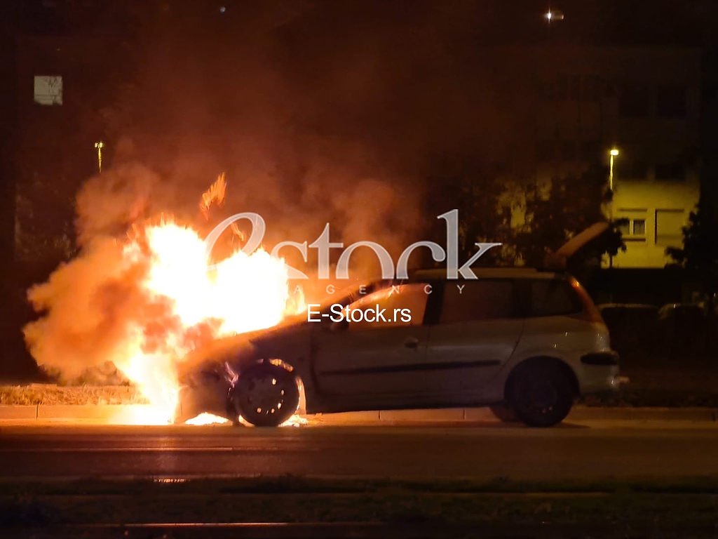 Pozar automobil Jurija Gagarina