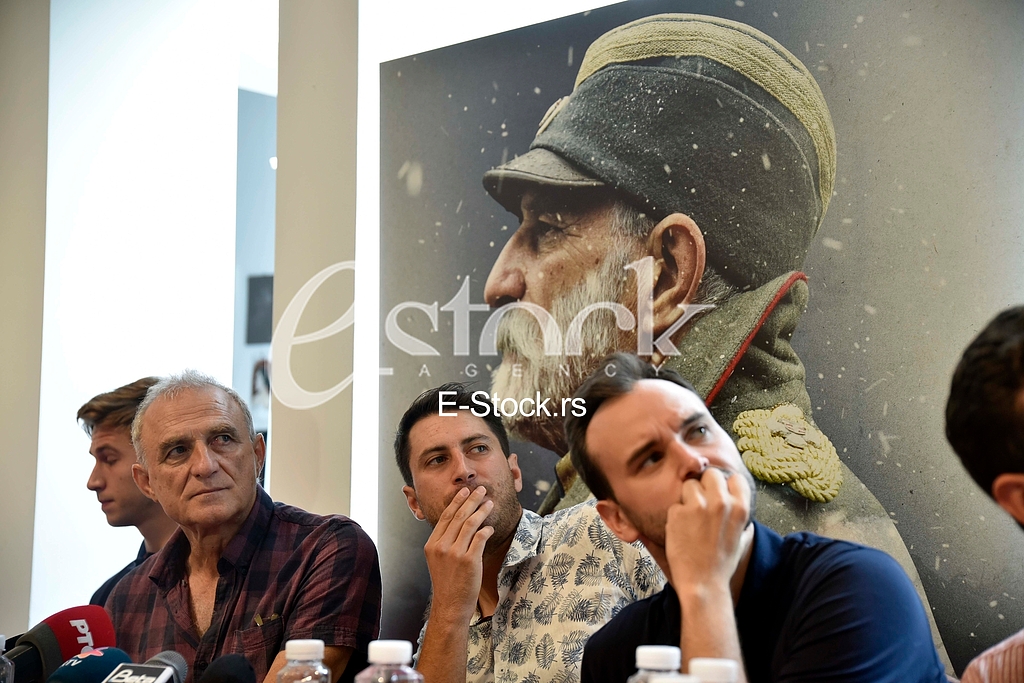 Movie King Peter the First, press conference