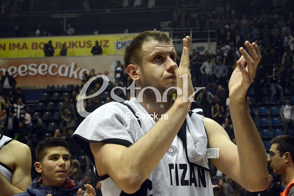 Partizan-Paok, (78:82), basketball game, FIBA league.