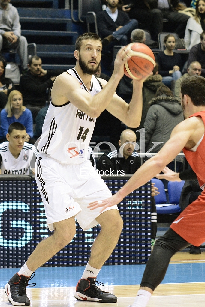 Partizan won the Szolnok in the 11th round of the Champions League FIBA, with 77:67.