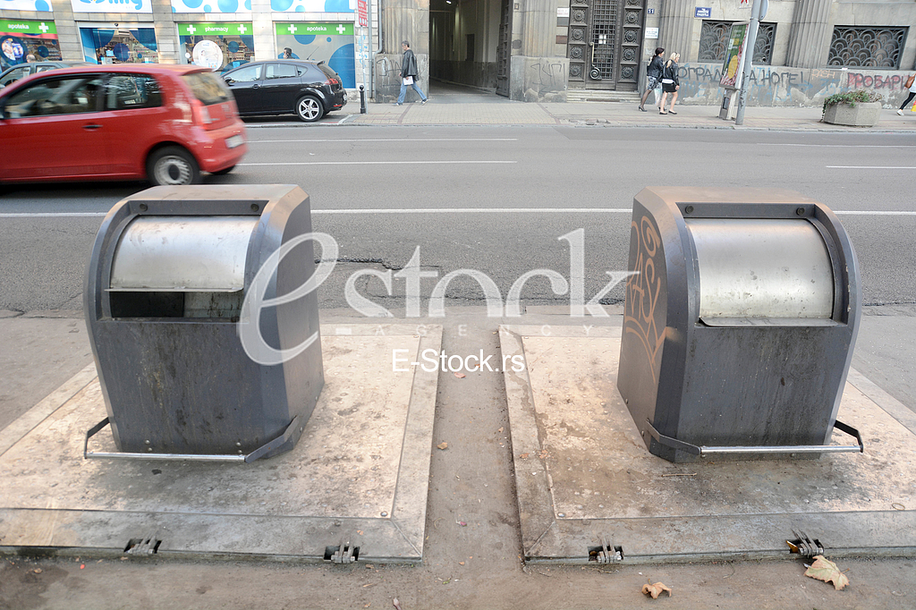 underground container
