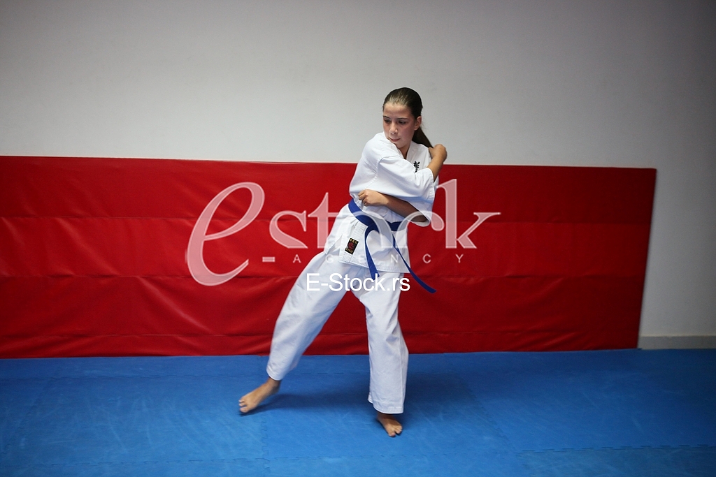 Training Kyokushin karate