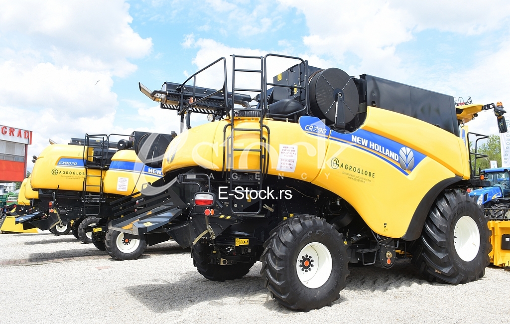 Agricultural machinery at fair