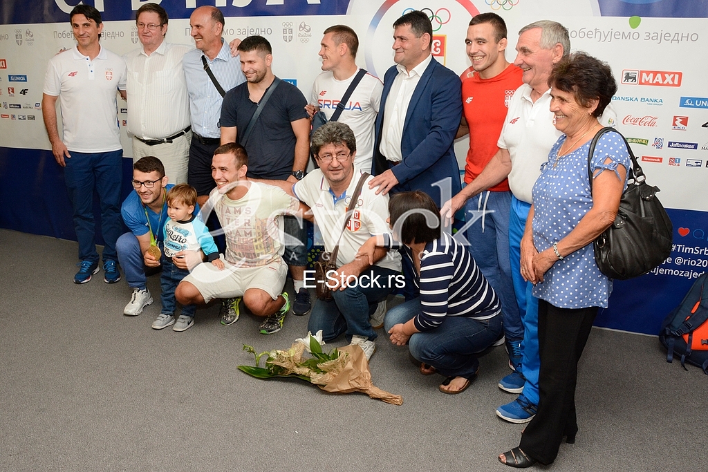 Olympic champion in wrestling, return from Olympics, Davor Stefanek
