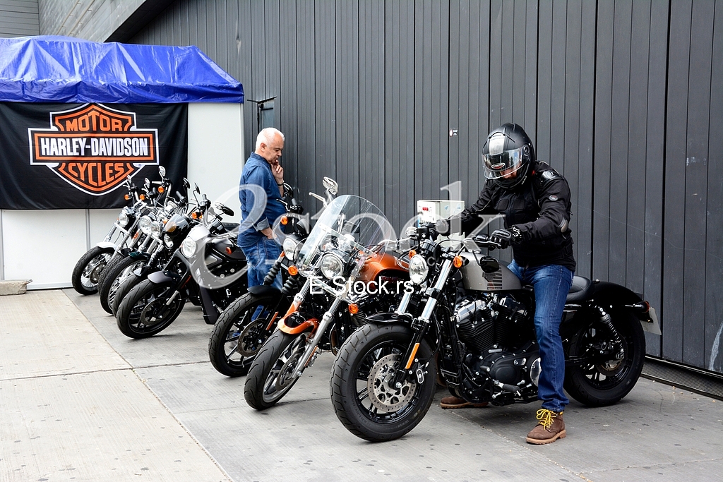 Promote and test drive of Harley Davidson