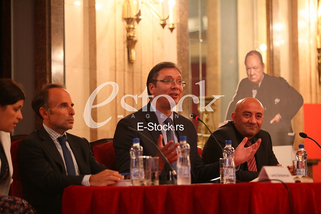 Serbian Prime Minister Aleksandar Vucic on the promotion of the book 