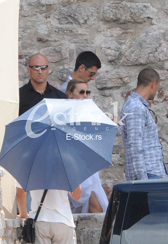 church wedding of Novak Djokovic