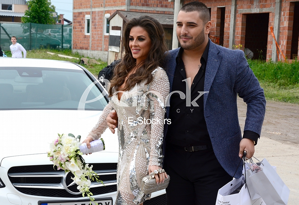 wedding of Andreana Cekic, club Inter hollywood