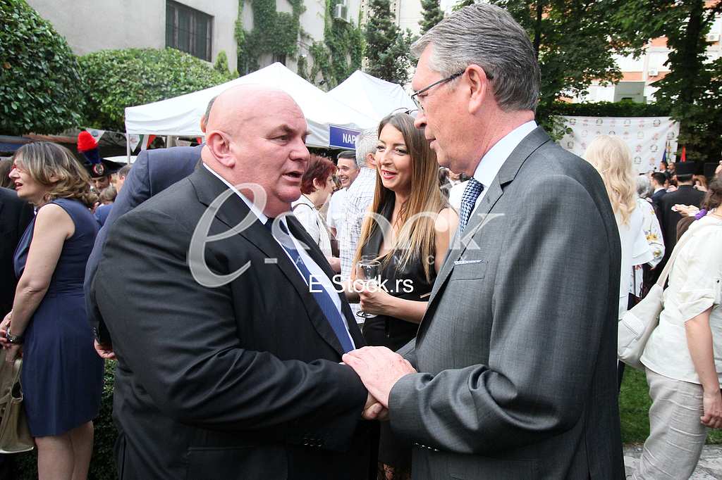 The reception at the Embassy of Italy