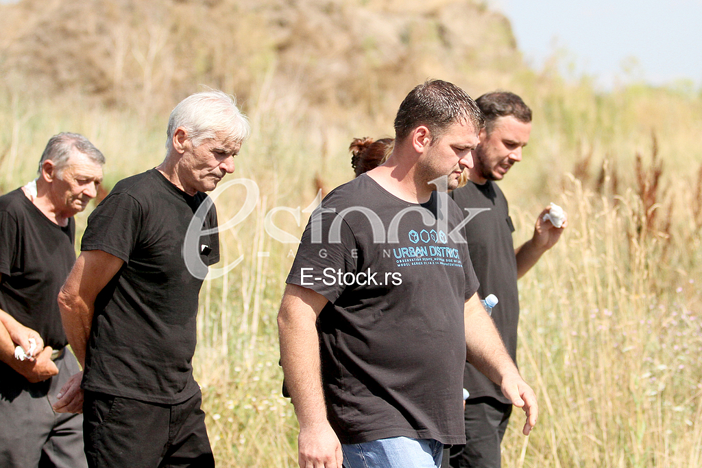 The funeral of Igor Zivanovic 