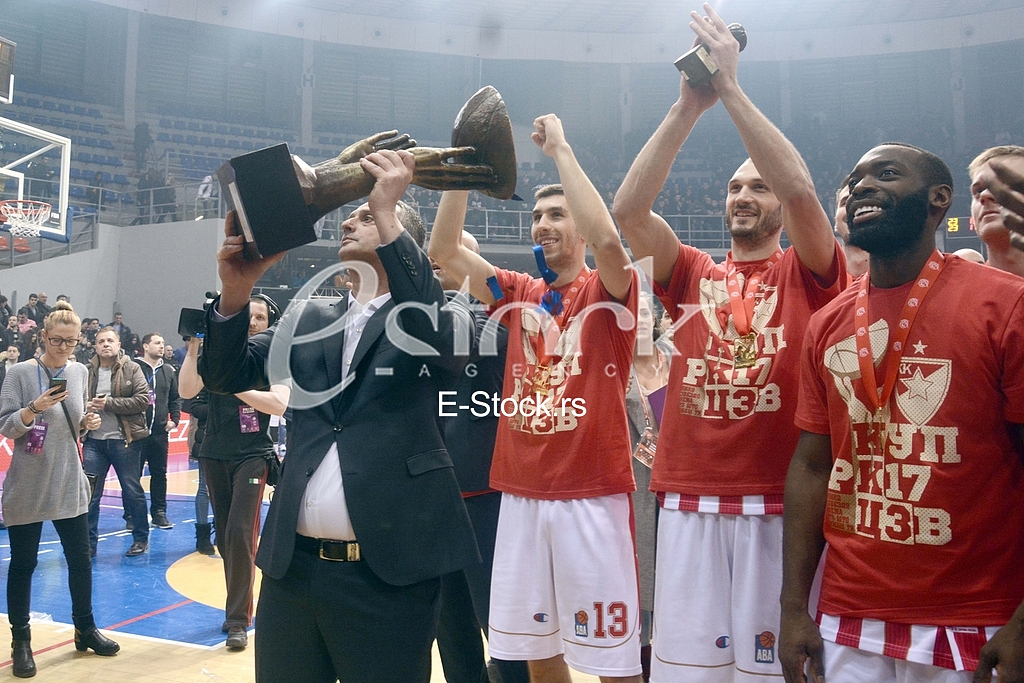 The final basketball game Korac Cup in Nis.