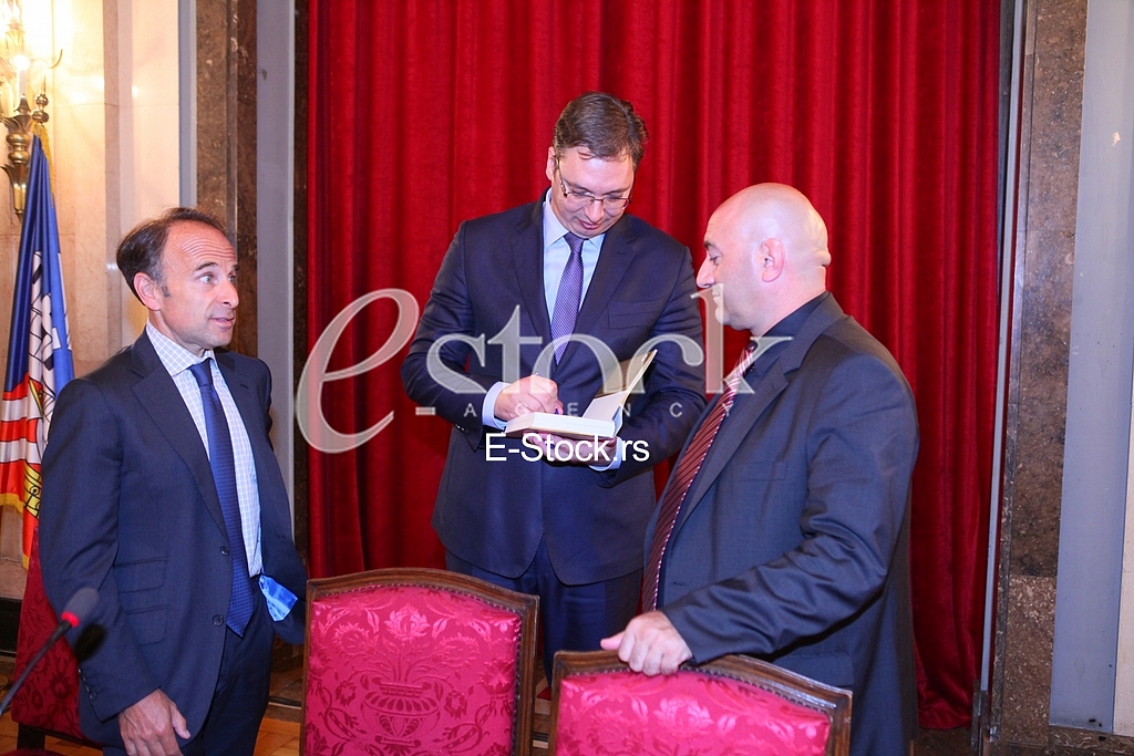 Serbian Prime Minister Aleksandar Vucic on the promotion of the book 