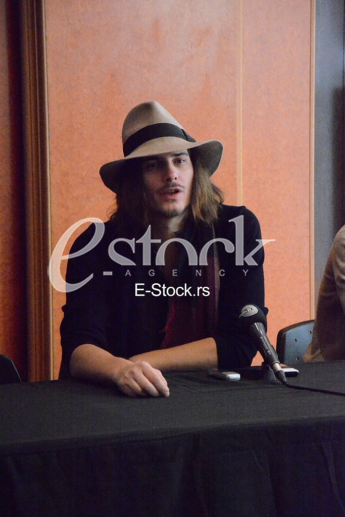Press conference, theatrical play 