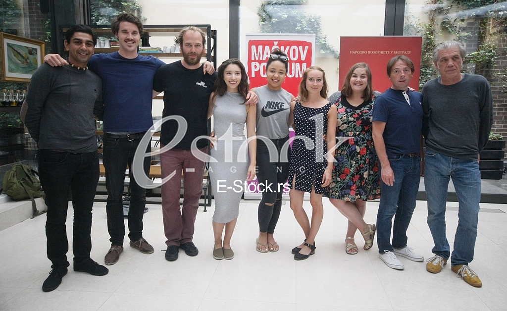 Shakespeare's Globe Theatre hosting the srtbiji press conference 