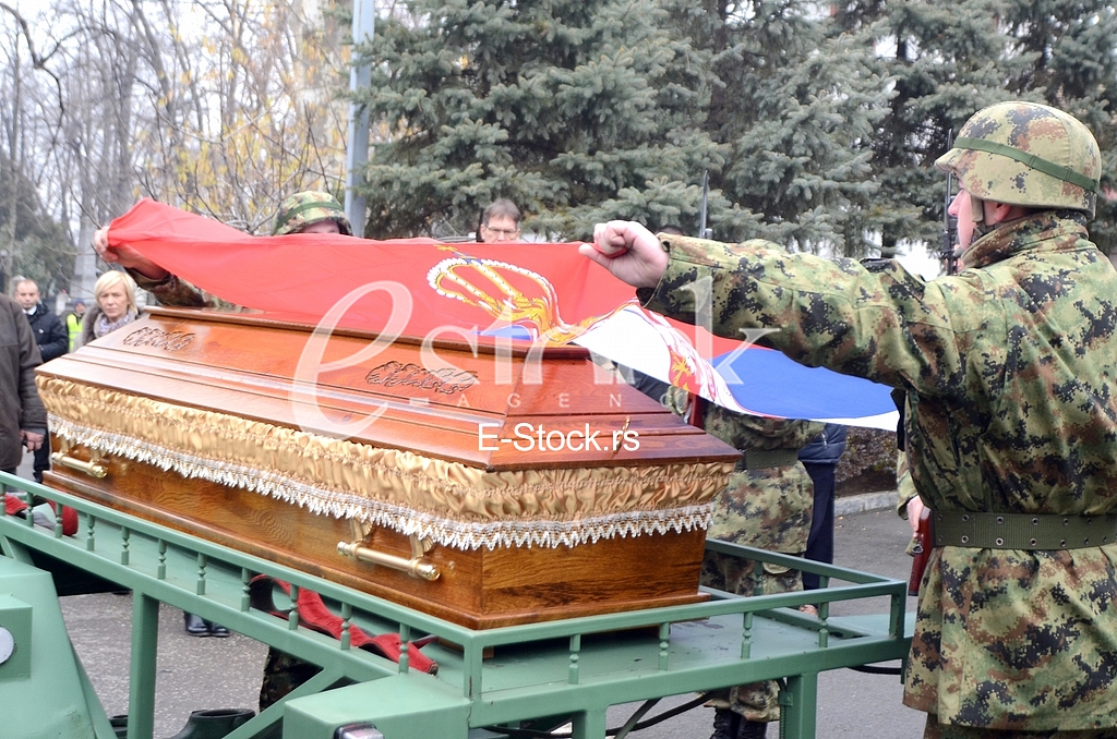 Burial of the remains Dimirija Tucovica