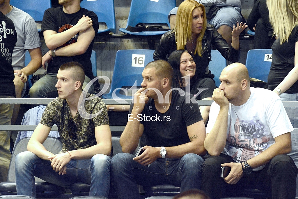  Partizan-Red Star, basketball derby game.