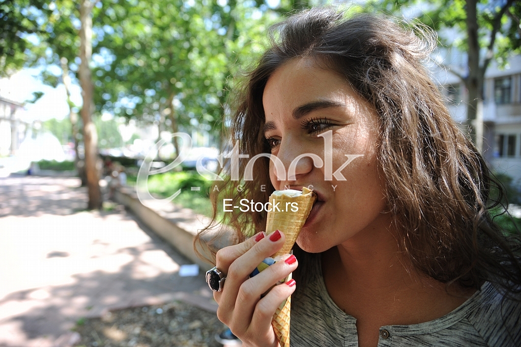 Ice cream on Belgrade streets