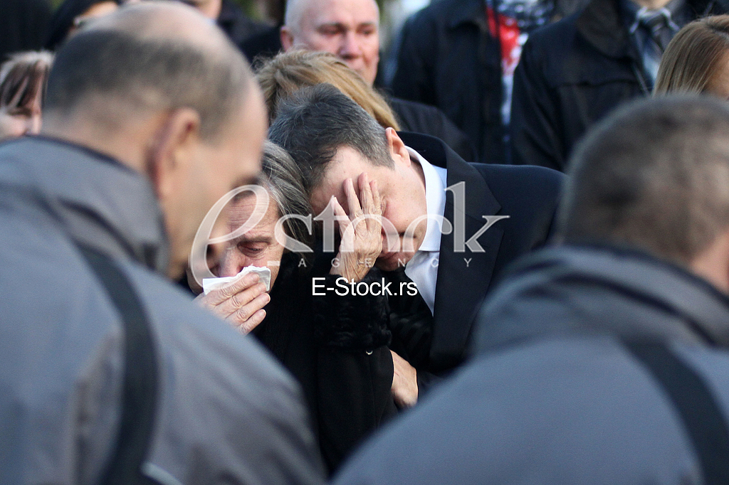 The burial of Desimir Dacic