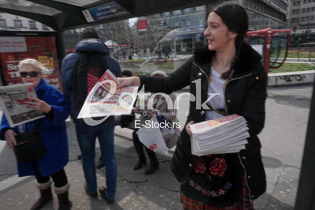 First prints of Serbian Telegraf distribution