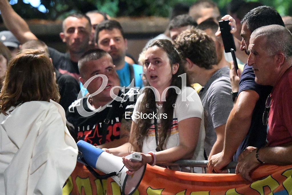 Protest podrske Risto Jovanovic