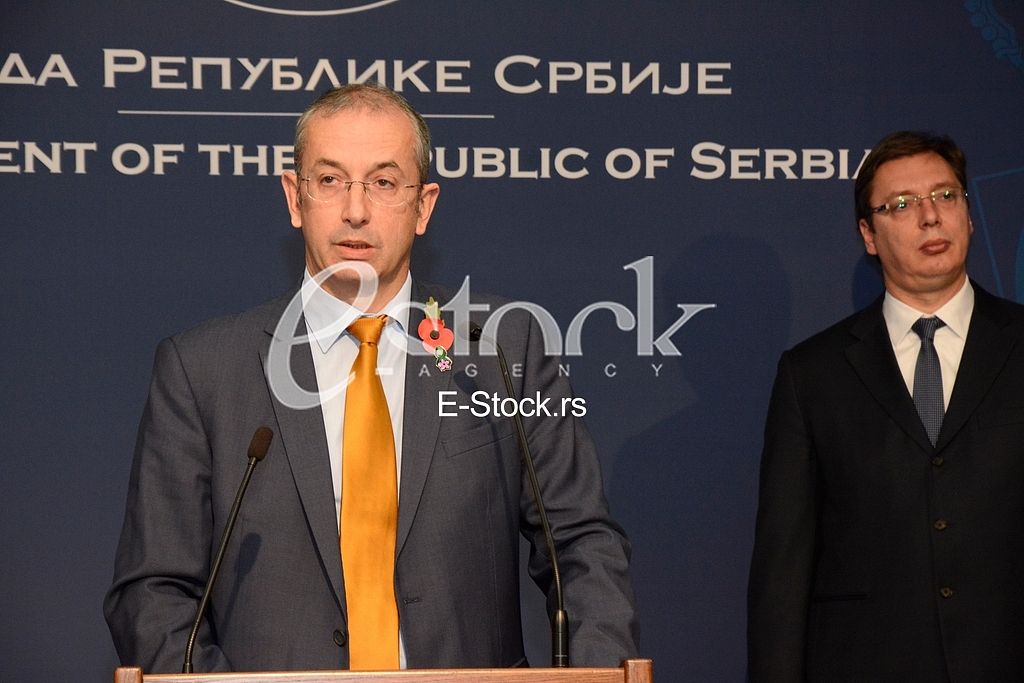 Serbian government, press conference