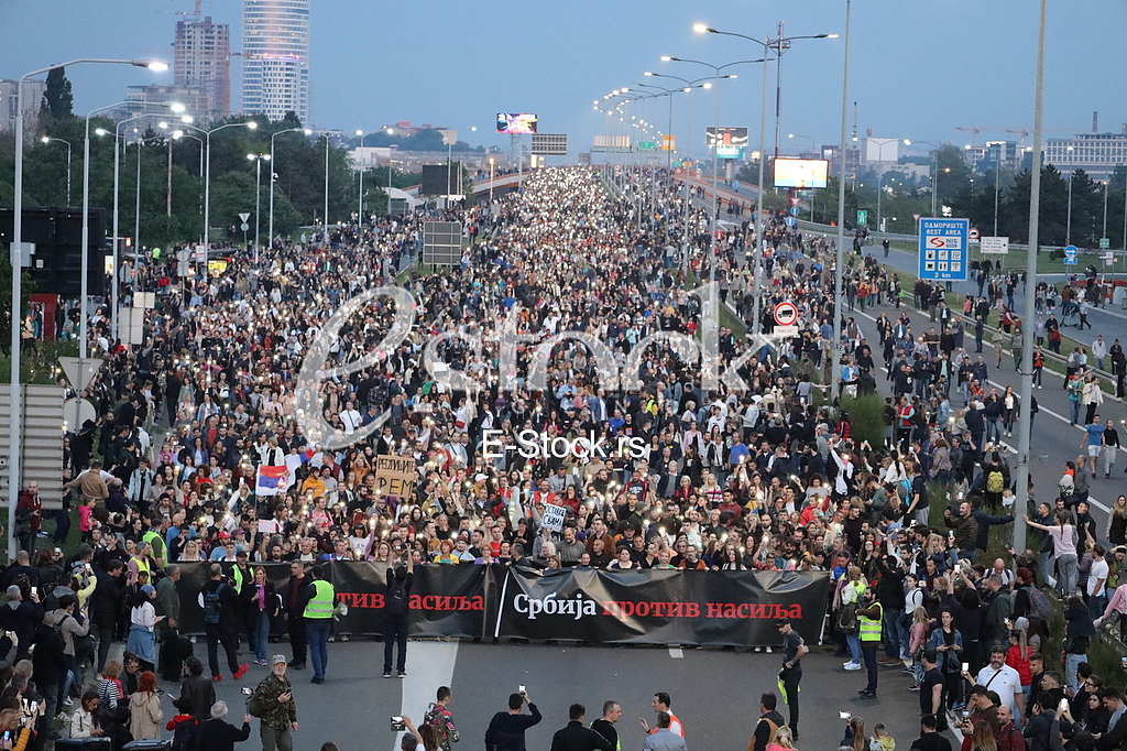 Protest Srbija protiv nasilja