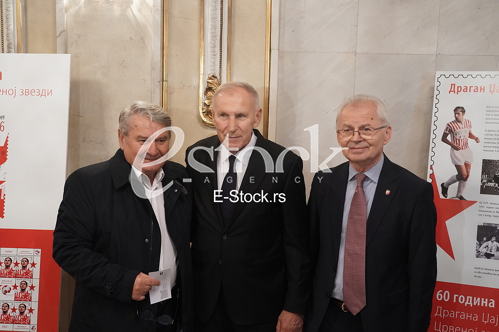 Jovan Acimovic, Dragan Dzajic, Svetozar Mijailovic