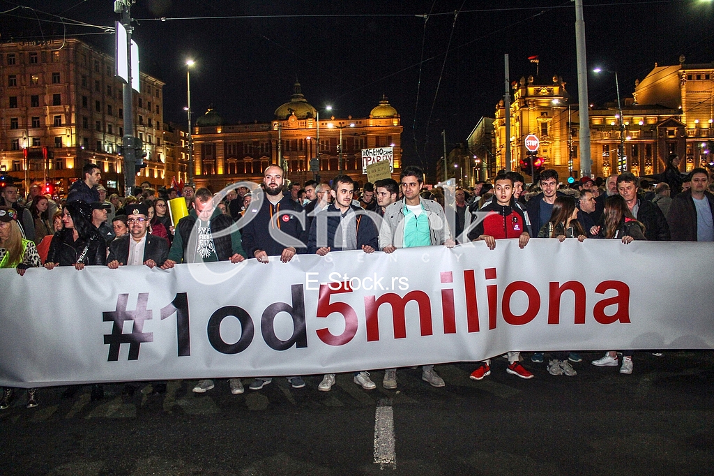1 od 5 milona protest