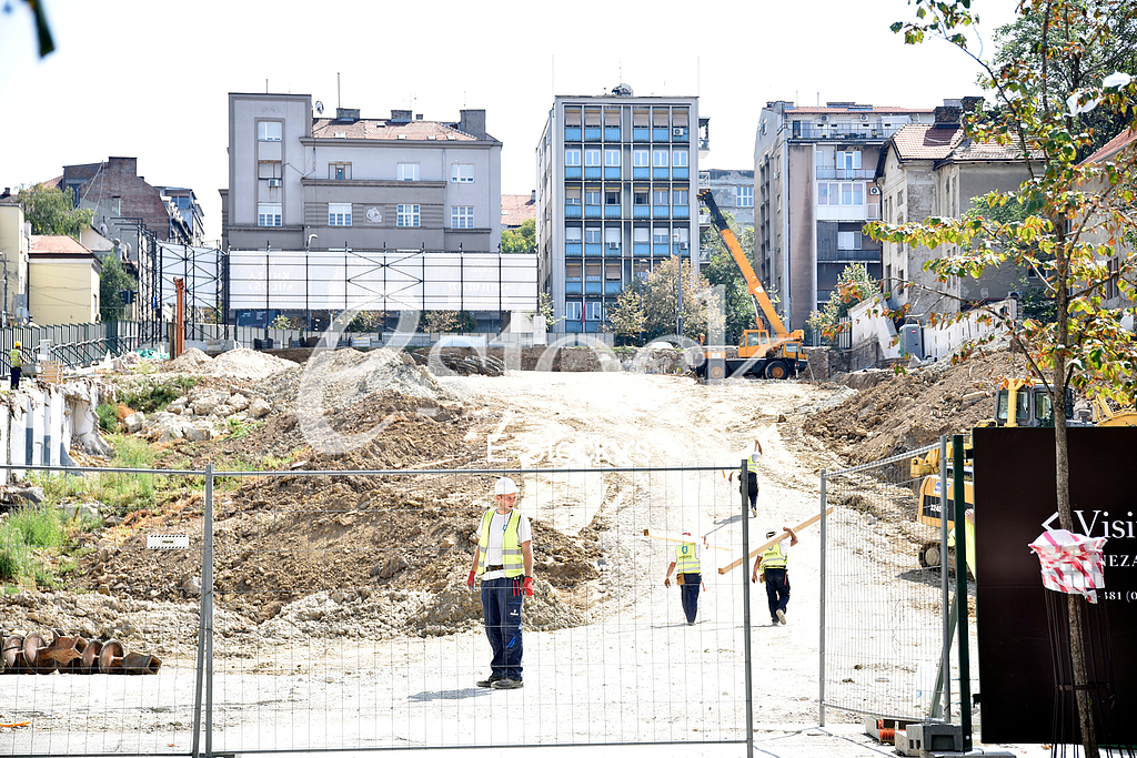 A death and accident at the construction site in Sarajevska Street
