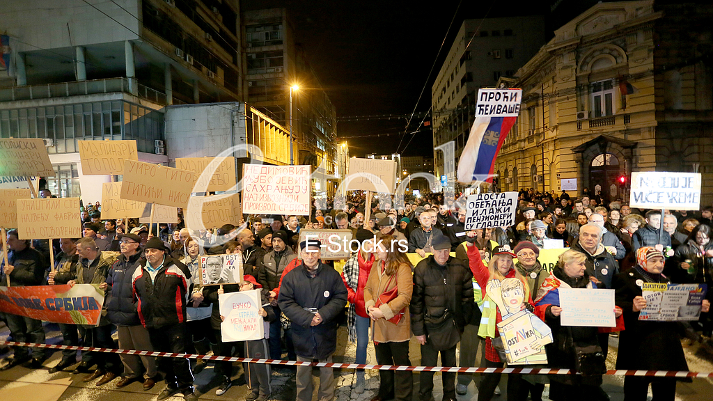 The protest walk