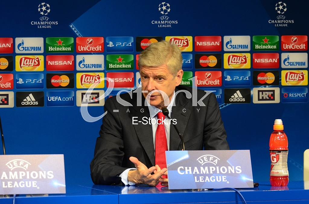 Press conference after the match of UCL