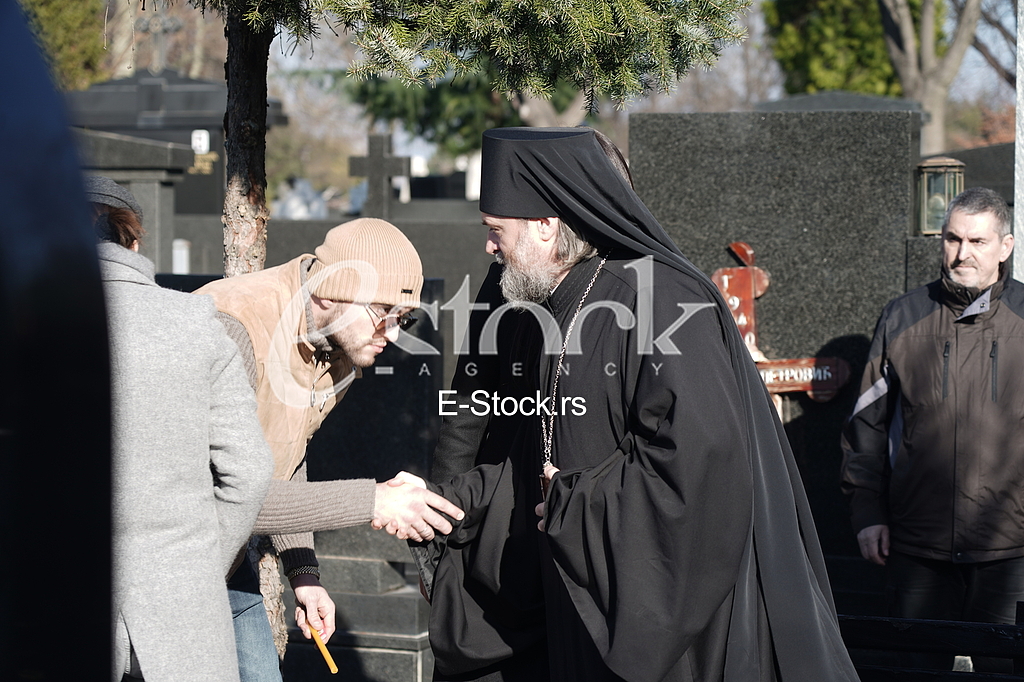 Veljko Raznatovic i vladika Stefan Saric