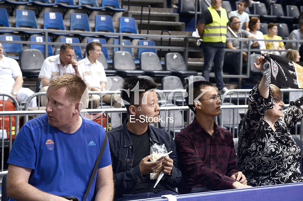  Partizan-Red Star, basketball derby game.