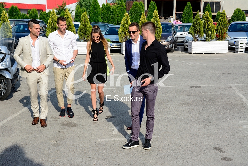 The wedding of goalkeeper Vladimir Stojkovic