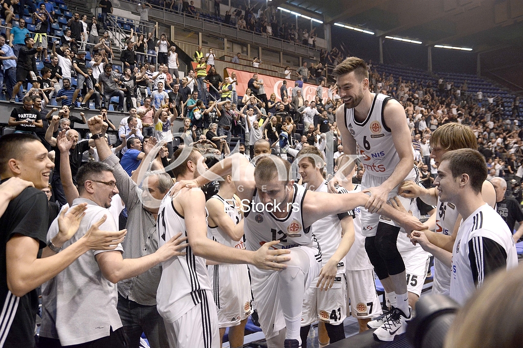  Partizan-Red Star, basketball derby game.