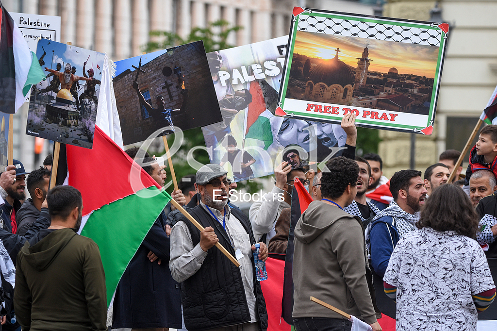 Protest podrske narodu Palestine
