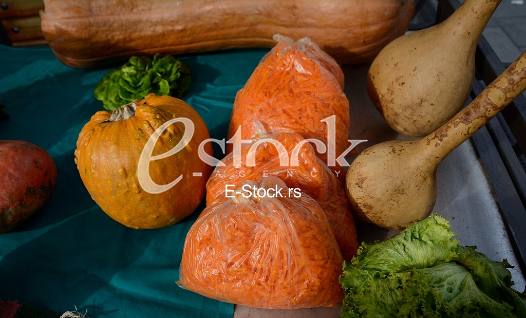 competition for the heaviest pumpkin, and for the most beautiful piece of pumpkin, market Zemun