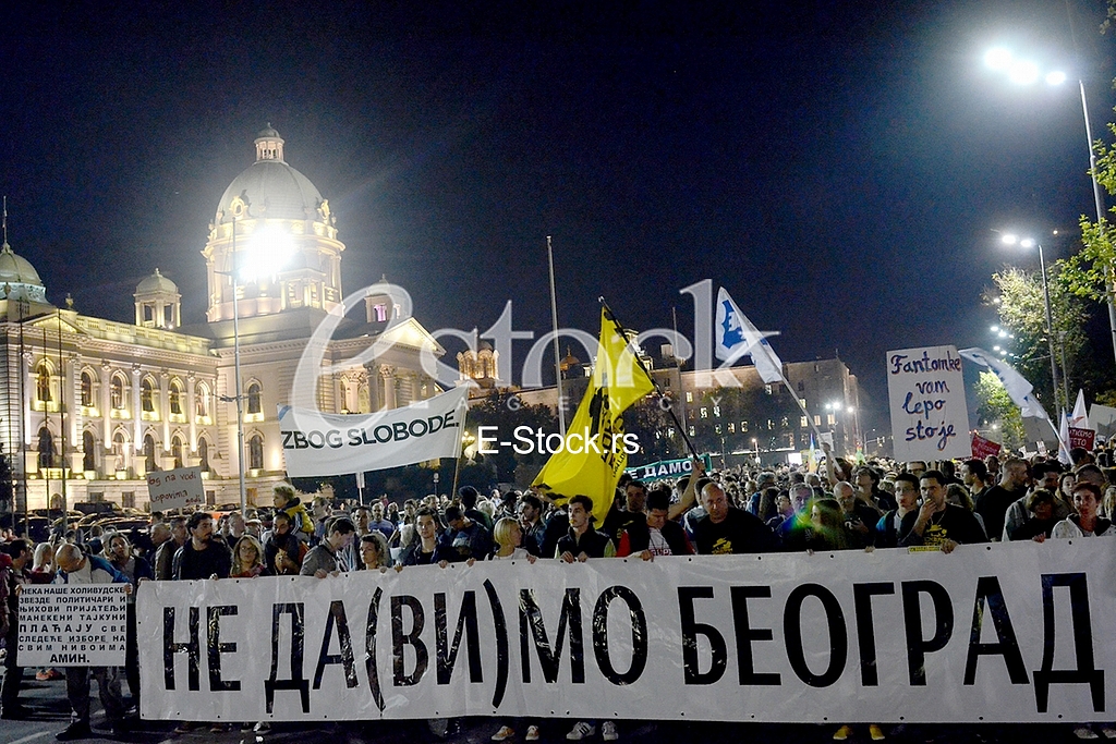 Protest Ne davimo Beograd