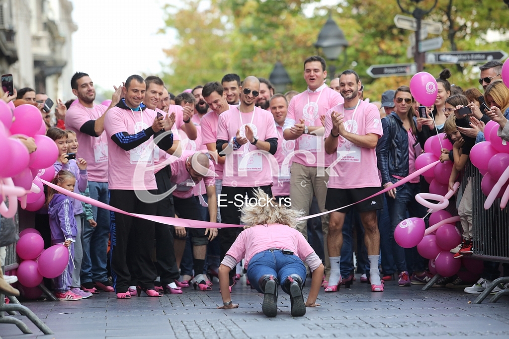 Race in the heels against Breast Cancer