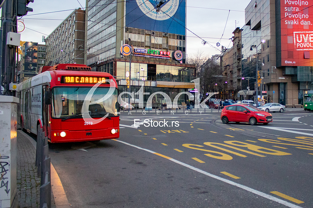 Trolejbus na liniji 19